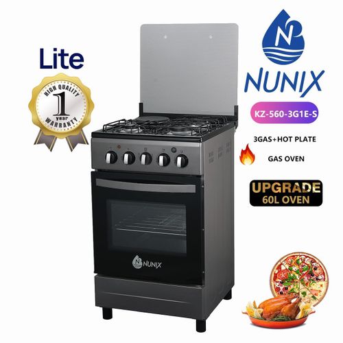 Nunix 60x60 3+1 Gas Cooker