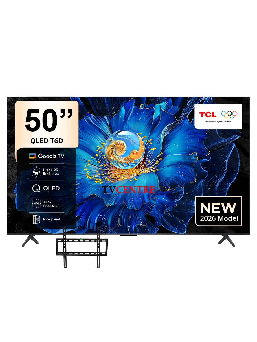 TCL 50" QLED 4K Smart TV T6D