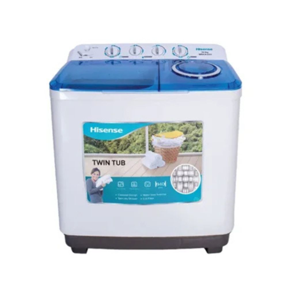 Hisense 7.5Kg Twin Tub Semi-Automatic Washing Machine WSQB753W